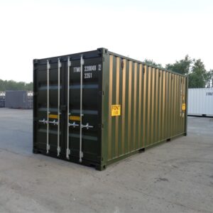 Nuovo container da 20 piedi con doppie porte