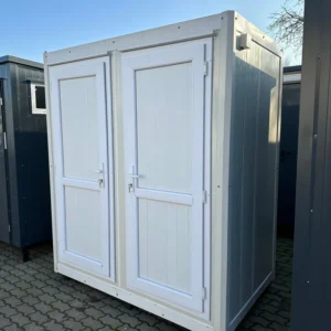 Container sanitario 1,30 × 2,05 m con doccia doppia