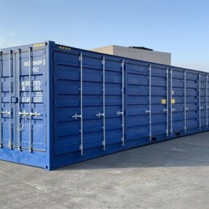 CONTENITORE MARITTIMO 40 PIEDI HIGH CUBE (HC) CON PORTE LATERALI
