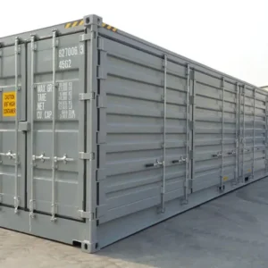 CONTENITORE MARITTIMO 40 PIEDI HIGH CUBE (HC) CON PORTE LATERALI
